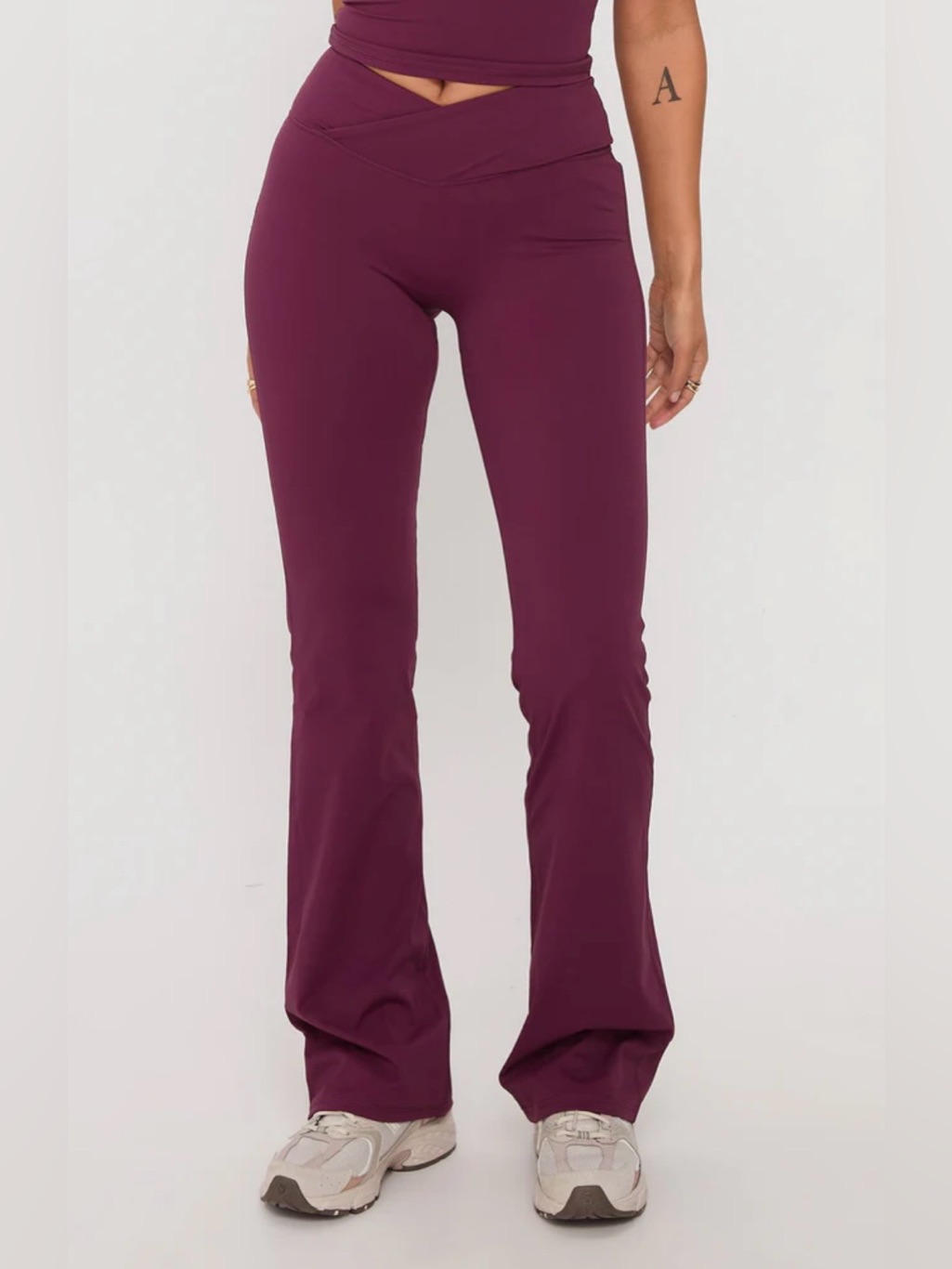 Nwt: Princess Polly Sunday Session Active Flare Leg Pant Plum | Size: 12